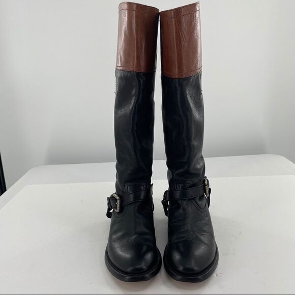 TRASK Leather Harness Riding Boots - Picture 4 of 15